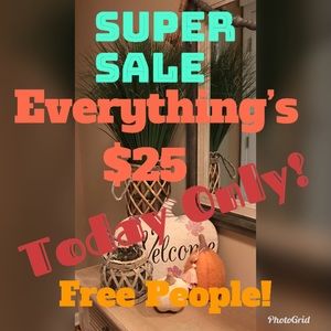 ONE DAY SALE! $25